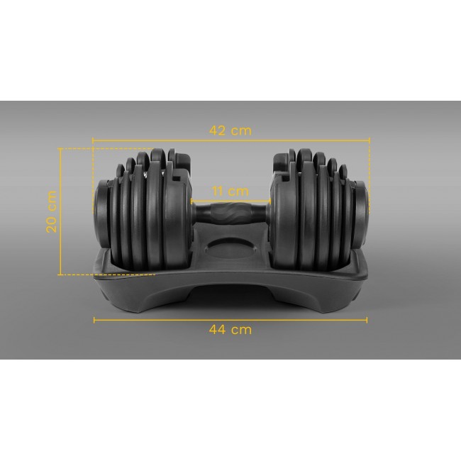 REBEL ACTIVE Hantel automat 24 kg