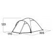 Easy Camp Setesdal 3 Green Dome/Igloo tent Easy Camp Setesdal 3 Green Dome/Igloo tent