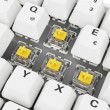 Sharkoon SGK50 S4 keyboard Home USB QWERTZ German White