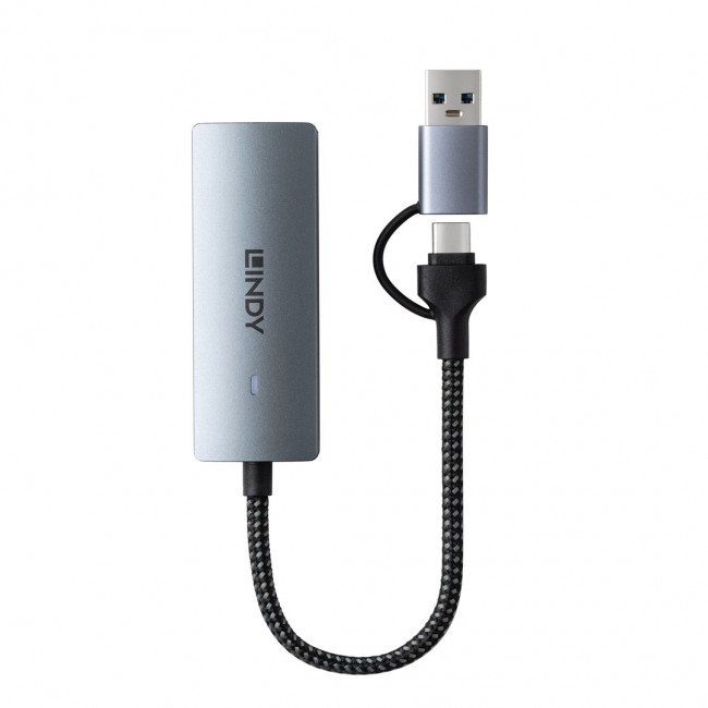 Lindy USB 3.2 Gen 1 to 5G Ethernet Converter Lindy USB 3.2 Gen 1 to 5G Ethernet Converter