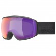 Uvex 5501922130 winter sport goggles Black Unisex Mirror Spherical lens