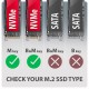 Axagon EEM2-20G NVMe-SSD-Geh use USB-C 3.2 20 Gbps 2230 - 2280 - schwarz SSD enclosure Black M.2