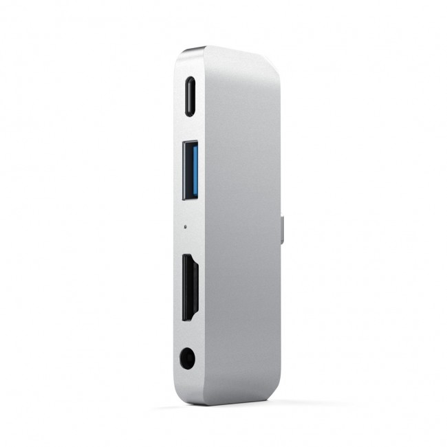 Satechi ST-TCMPHS laptop dock/port replicator USB 3.2 Gen 1 (3.1 Gen 1) Type-C Silver
