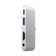 Satechi ST-TCMPHS laptop dock/port replicator USB 3.2 Gen 1 (3.1 Gen 1) Type-C Silver