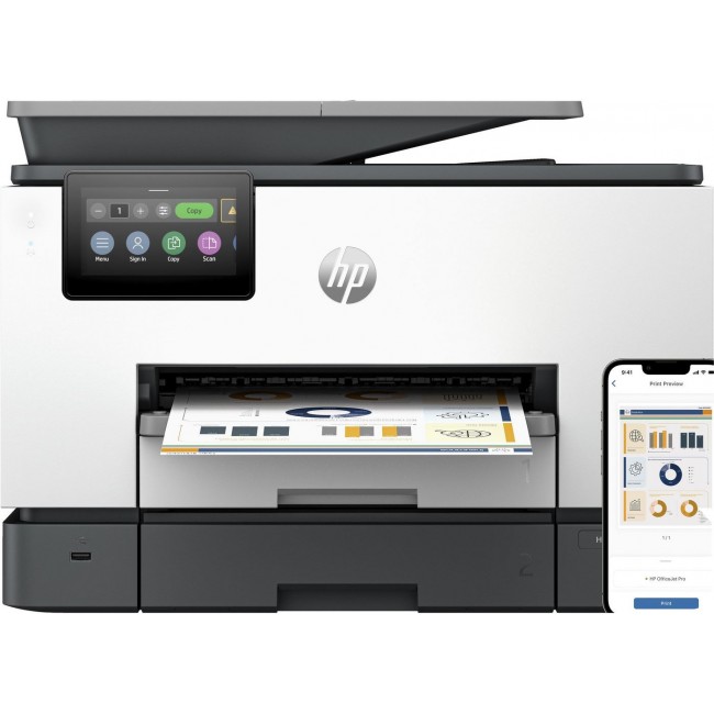 HP OfficeJet Pro 9130b Wireless All-in-One Color Printer, Two-sided printing Copier, Scanner HP OfficeJet Pro 9130b Wireless All-in-One Color Printer, Two-sided printing Copier, Scanner
