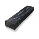 ICY BOX IB-AC6113 USB 3.2 Gen 1 (3.1 Gen 1) Type-B 5000 Mbit/s Black
