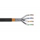Digitus Cat.7 S/FTP burial installation cable, 100 m, simplex, PE
