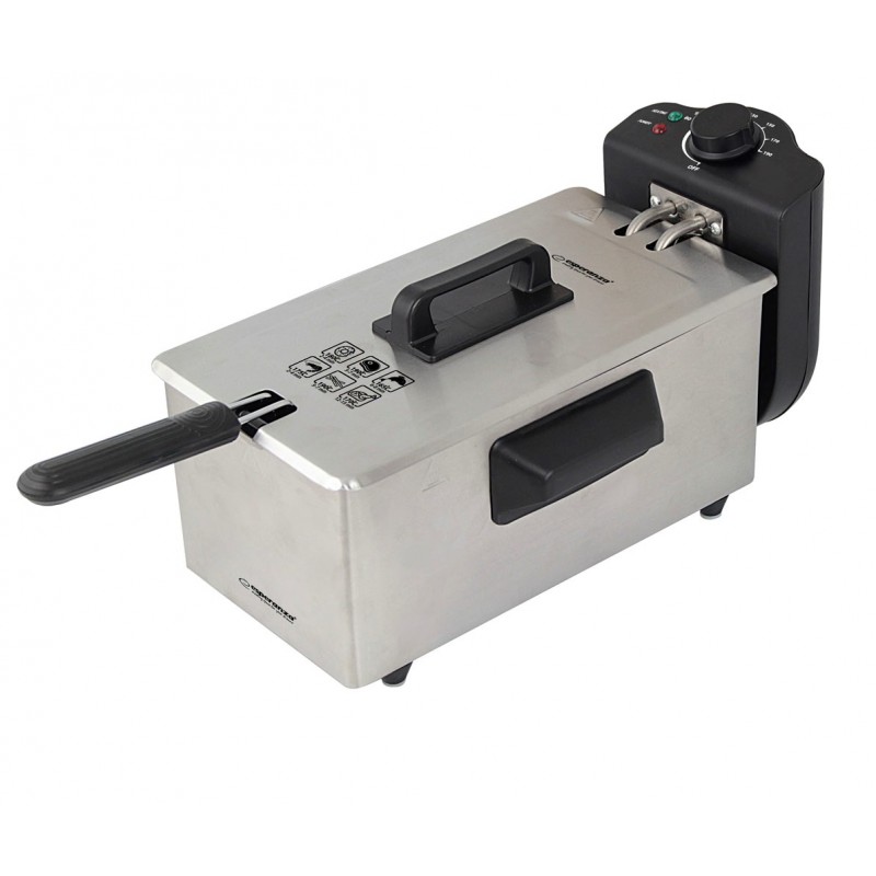 Esperanza FALAFEL Single 3 L Stand-alone 2200 W Deep fryer Black, White
