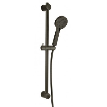SHOWER SET RILLO 3 JET GUN METAL N365GM