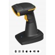 Inateck BCST-54 Handheld bar code reader 1D/2D CMOS Black, Yellow