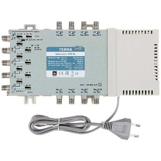 MULTISWITCH MR-916L 9 WEJ / 16 WYJ TERRA