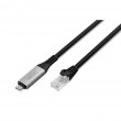 Digitus USB-C - RJ45 Ethernet cable, 1Gbit/s, 15m