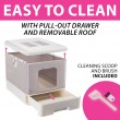 FERPLAST Sahara Green - cat litter box - 52 x 39 x 40cm