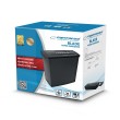 Esperanza EN101 paper shredder Strip shredding 22 cm Black