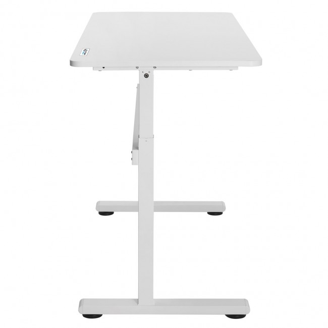 Manual height adjustable desk Ergo Office, max 40 kg, max height 117cm, with a top for standing and sitting work, ER-401 W Manual height adjustable desk Ergo Office, max 40 kg, max height 117cm, with a top for standing and sitting work, ER-401 W