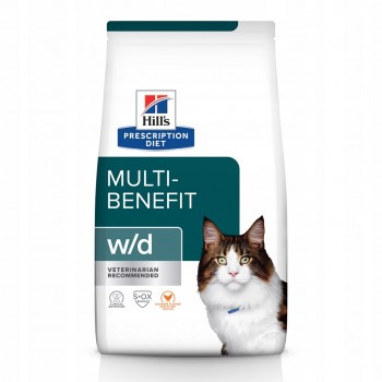 HILL'S PRESCRIPTION DIET Multi-Benefit Feline w/d Dry cat food Chicken 3 kg