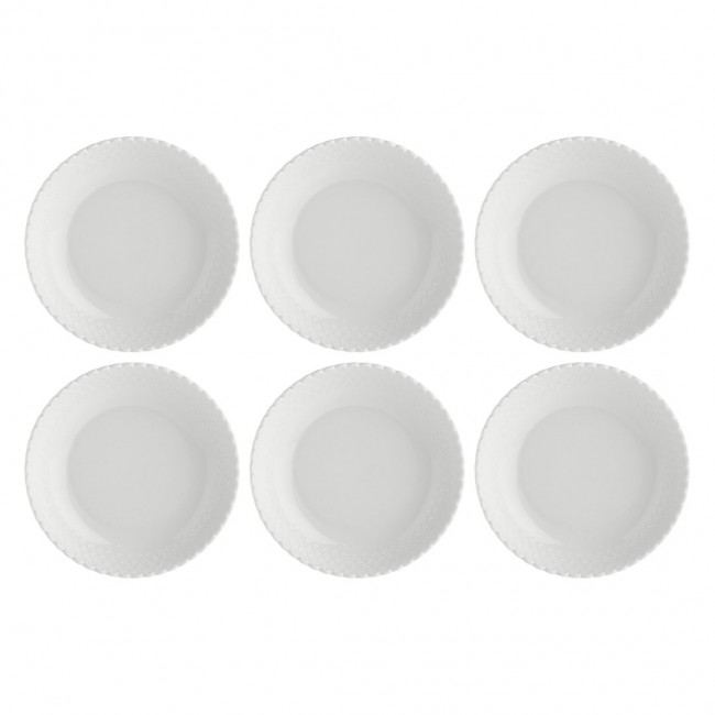 Set of 6 Momenti Soup Plates - White, 24 cm Set of 6 Momenti Soup Plates - White, 24 cm