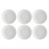 Set of 6 Momenti Soup Plates - White, 24 cm