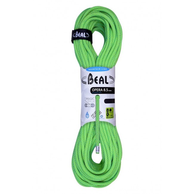 Opera unicore rope 8.5mm 70m golden dry BEAL Opera unicore rope 8.5mm 70m golden dry BEAL