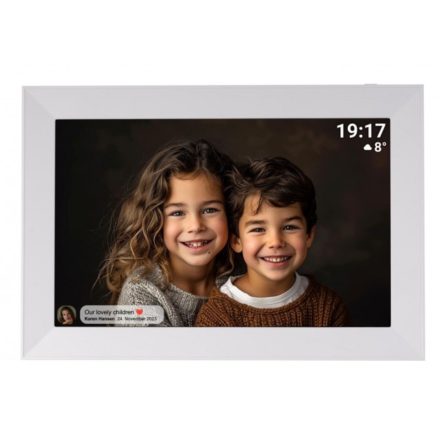 Denver PFF-1012 digital photo frame White 25.6 cm (10.1 Denver PFF-1012 digital photo frame White 25.6 cm (10.1