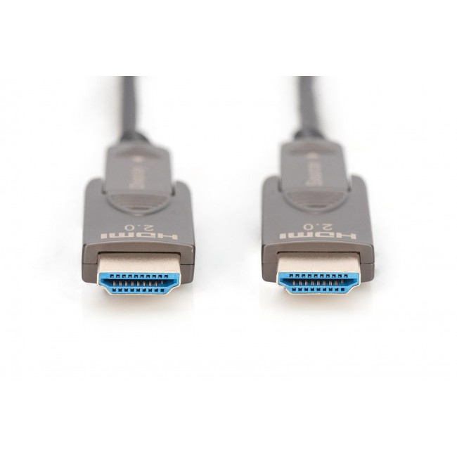 Digitus 4K - HDMI AOC Hybrid Fiber Optic Cable with 10m removable plug