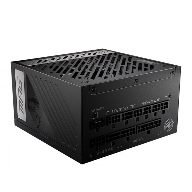 MSI MPG A850G PCIE5 power supply unit 850 W 24-pin ATX ATX Black MSI MPG A850G PCIE5 power supply unit 850 W 24-pin ATX ATX Black
