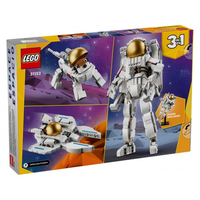 LEGO CREATOR 3 IN 1 31152 SPACE ASTRONAUT LEGO CREATOR 3 IN 1 31152 SPACE ASTRONAUT