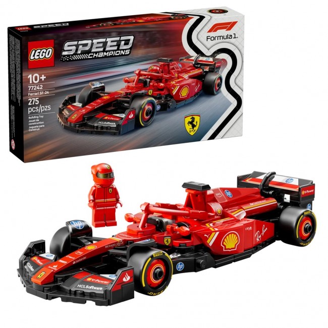 LEGO SPEED CHAMPIONS 77242 Ferrari SF-24 F1 Race Car LEGO SPEED CHAMPIONS 77242 Ferrari SF-24 F1 Race Car