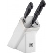 SET OF 3 KNIVES IN SELF-SHARPENING BLOCK ZWILLING FOUR STAR 35135-400-0 SET OF 3 KNIVES IN SELF-SHARPENING BLOCK ZWILLING FOUR STAR 35135-400-0