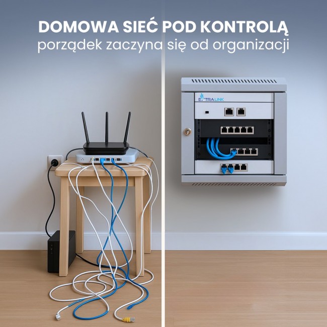 Extralink Rackmount cabinet 6U 10