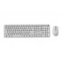 Gembird KBS-WMS-01-W-CYRL Silent key Pro Business wireless desktop set, white, RU layout