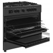 Ravanson KWGE-K90 Cheff Modern Black gas and electric cooker (black)