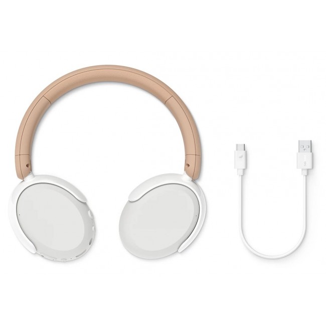 Philips 5000 series TAK5500AL/00 headphones/headset Wired & Wireless Head-band Calls/Music Bluetooth Amber, White