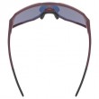 Uvex sequenze CV Multi-sport glasses Unisex Semi rimless Red