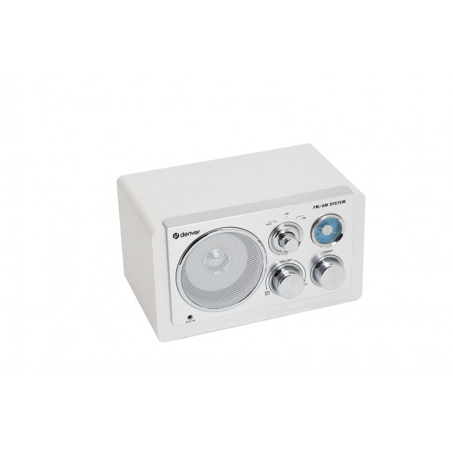 Denver TR-63W radio Analog White