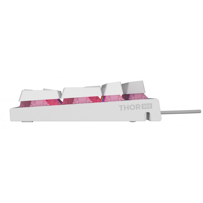 GENESIS Thor 303 keyboard Gaming USB QWERTY US English White GENESIS Thor 303 keyboard Gaming USB QWERTY US English White