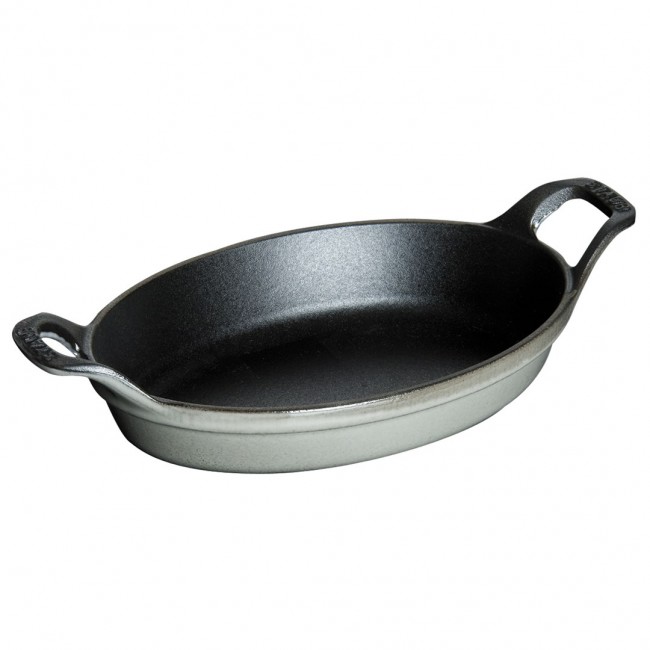 Staub Oval Mini Baking & Casserole Dish - 250 ml, Graphite Staub Oval Mini Baking & Casserole Dish - 250 ml, Graphite
