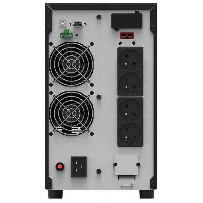 PowerWalker VFI 3000 AT FR uninterruptible power supply (UPS) Double-conversion (Online) 3 kVA 2700 W 4 AC outlet(s) PowerWalker VFI 3000 AT FR uninterruptible power supply (UPS) Double-conversion (Online) 3 kVA 2700 W 4 AC outlet(s)