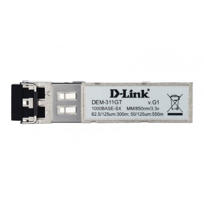 D-Link 1-port Mini-GBIC SFP to 1000BaseSX, 550m for all