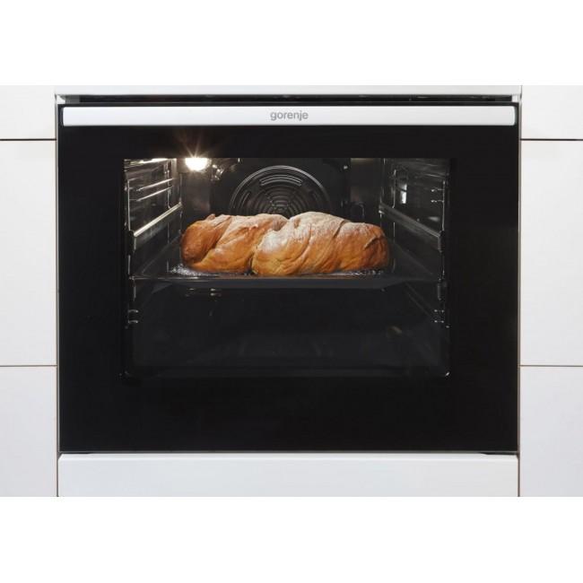 Gorenje GECS6B70CLI Freestanding cooker Ceramic hob Beige