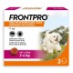 FRONTPRO Flea and tick tablets for dog (2-4 kg) - 3x 11,3mg