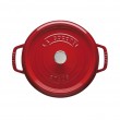 Staub Round Cast Iron Pot - 3.8 ltr, Red