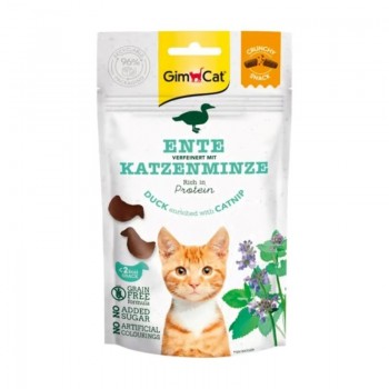 GIMCAT Crunchy Snacks Duck with Catnip cat treat 50g