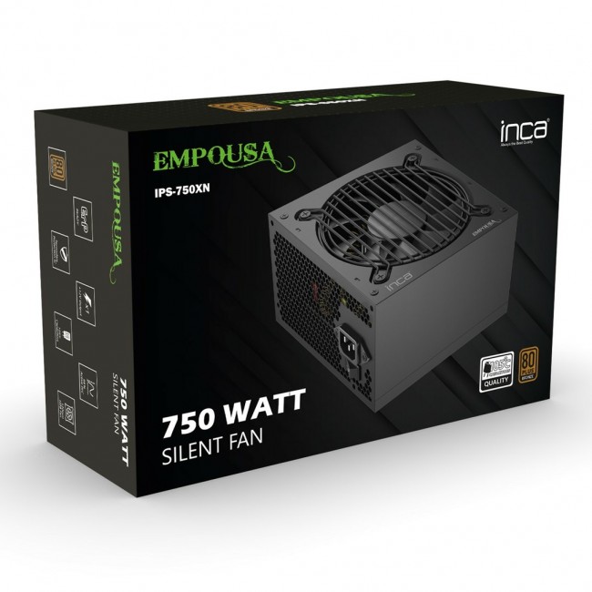 Inca IPS-750XN power supply unit 750 W ATX Black