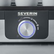 Severin EK 3163 3 egg(s) Black, Stainless steel, Transparent
