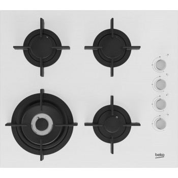 Beko HILW64122SW Built-in gas hob 60 cm, 4 zones White