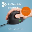 R-Go Tools Ergonomic mouse R-Go HE Break with break software, small (hand length less than 165 mm), right-handed, wired, black R-Go Tools Ergonomic mouse R-Go HE Break with break software, small (hand length less than 165 mm), right-handed, wired, black