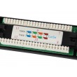 Equip 24-Port Cat.5e Unshielded Patch Panel, Black Equip 24-Port Cat.5e Unshielded Patch Panel, Black