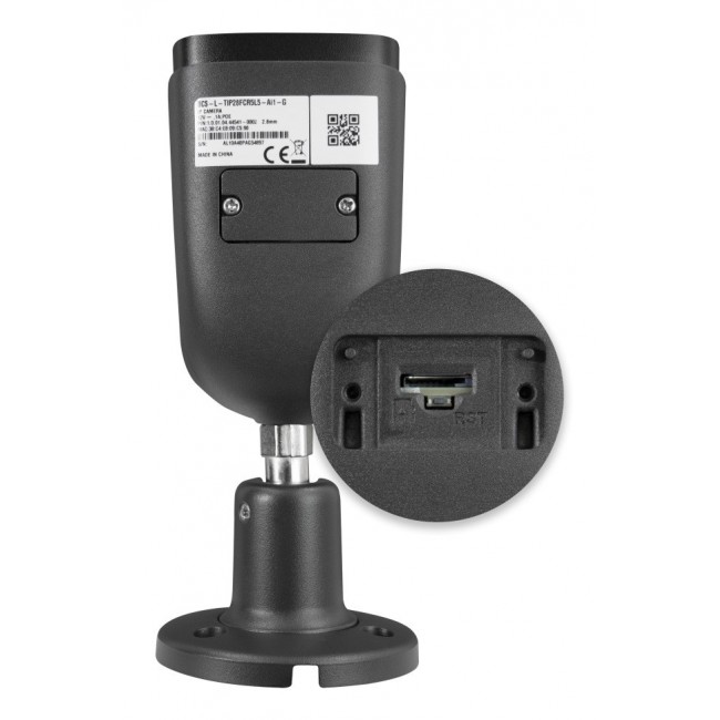 BCS BCS-L-TIP28FCR5L5-Ai1-G Bullet IP security camera Outdoor 3840 x 2160 pixels Ceiling/wall