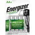 ENERGIZER BATTERY RECHARGEABLE POWER PLUS AA HR6/4 2000mAh